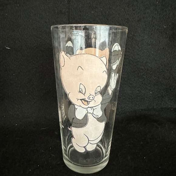 Warner Bro’s. Vintage Porky Pig character glass. - Picture 1 of 5